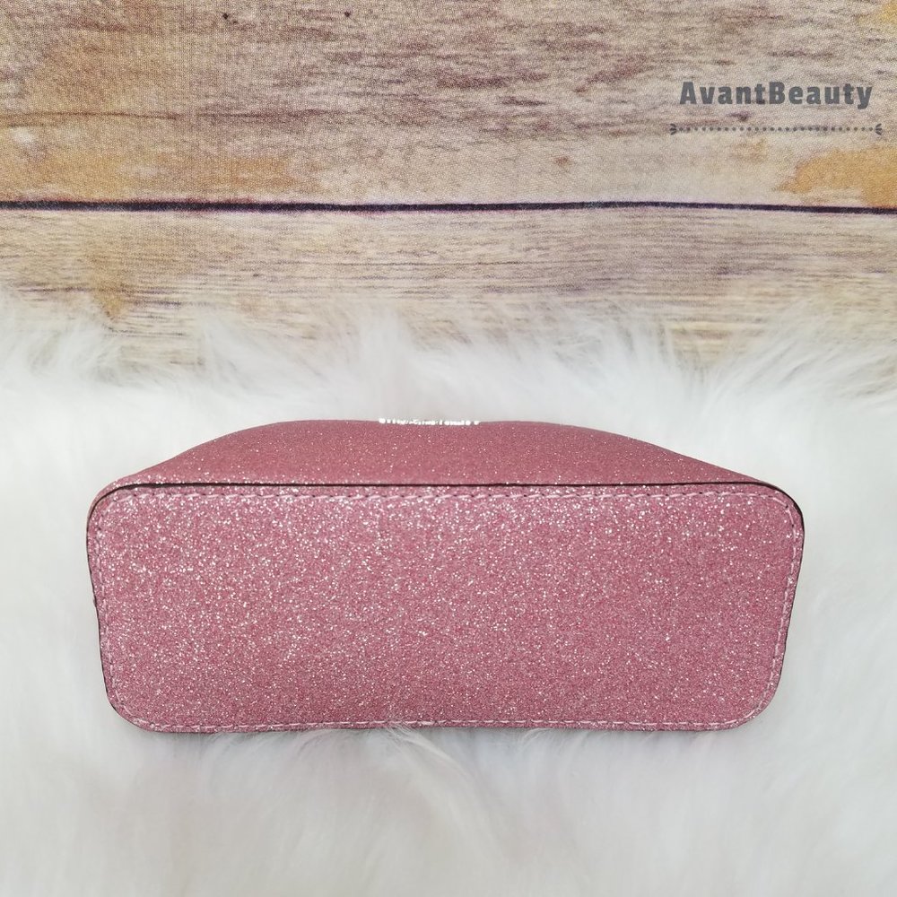 Kate Spade Small Lola Cosmetic Dome Rose PInk New - Picture 11 of 11